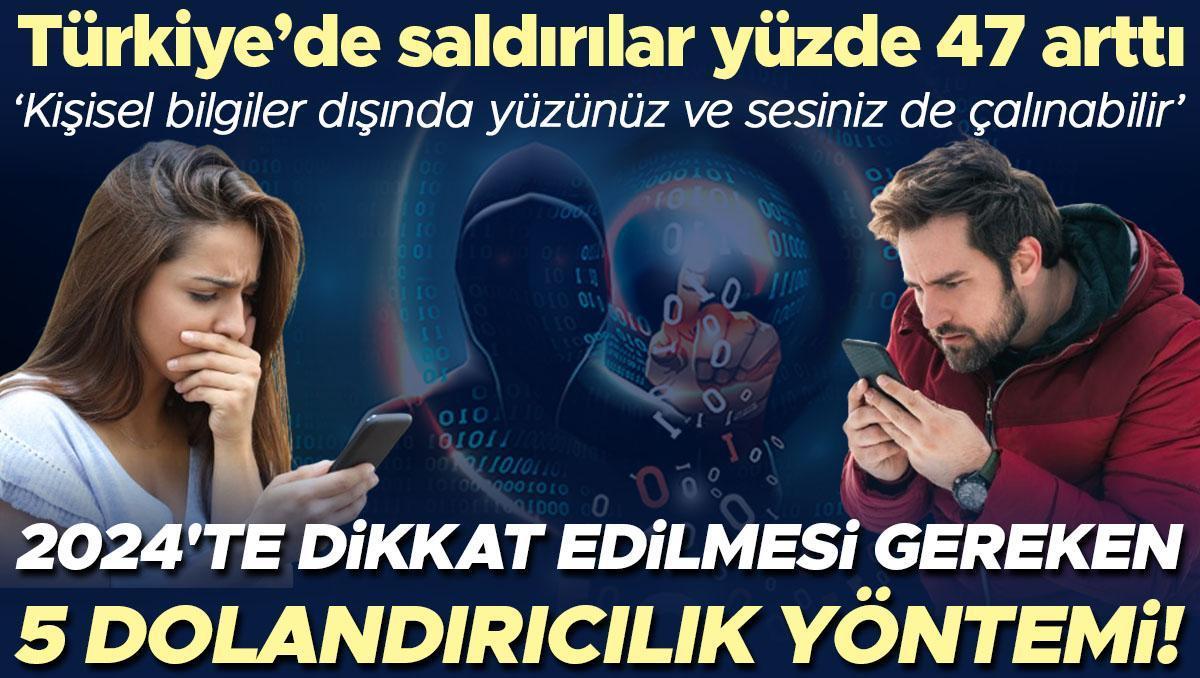 2024’te dikkat edilmesi gereken 5 dolandırıcılık yöntemi! Türkiye’de saldırılar yüzde 47 arttı… ‘Kişisel bilgiler dışında yüzünüz ve sesiniz de çalınabilir’