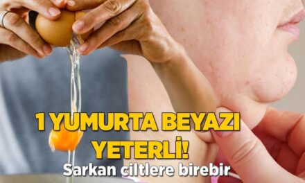 Sarkan ciltlere birebir! 1 yumurta beyazı yeterli, kremleri çöpe attırıyor
