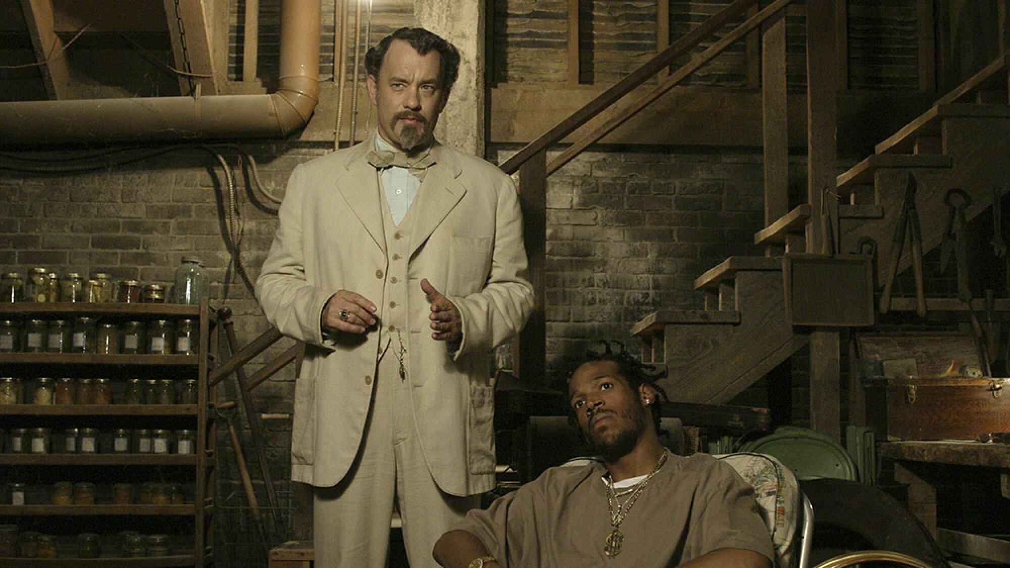 Tom Hanks and Marlon Wayans in "The Ladykillers".