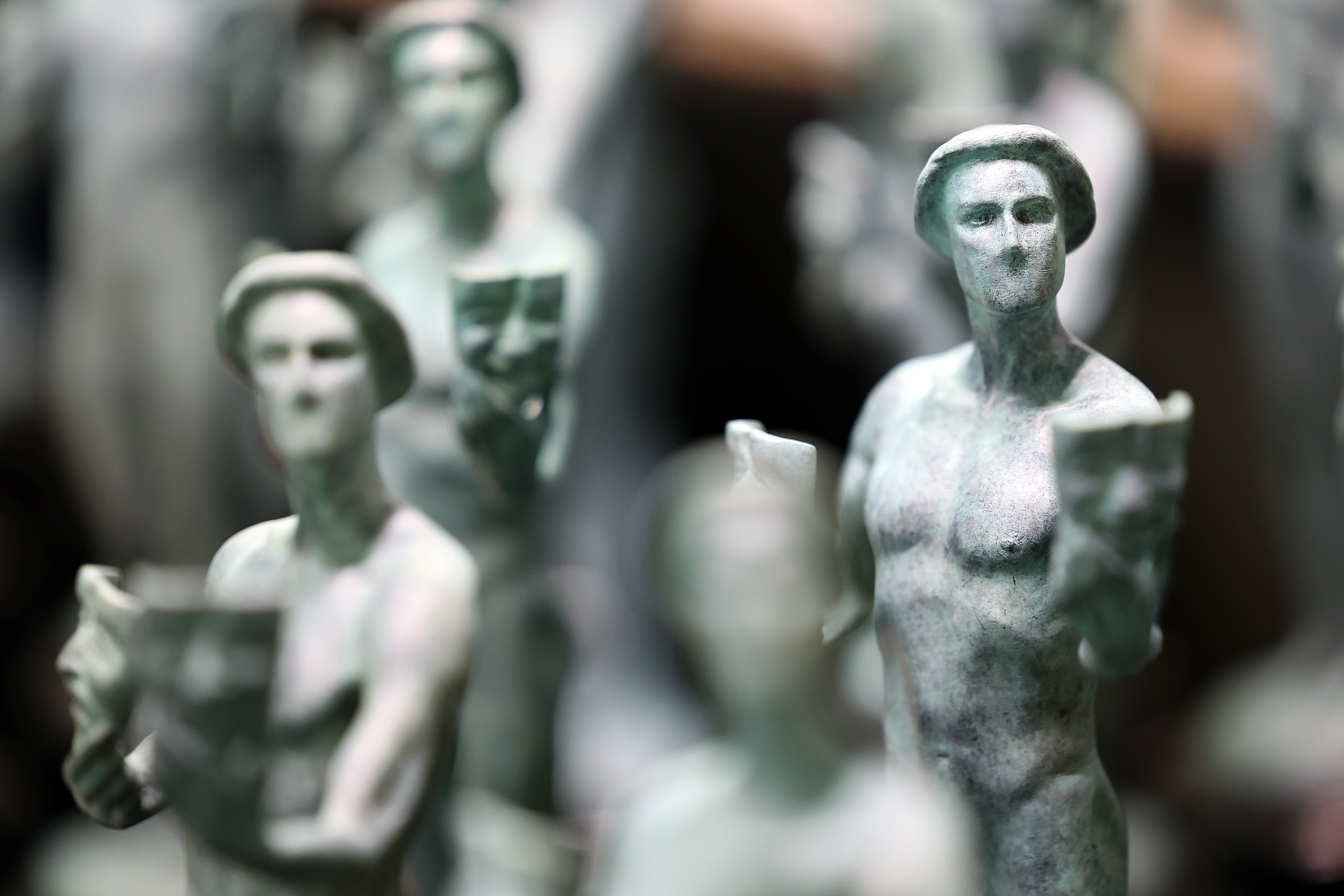SAG Award trophies up close