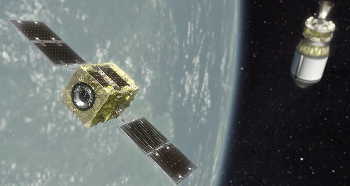 "Çöp kamyonu" uydusu yörüngeye girdi