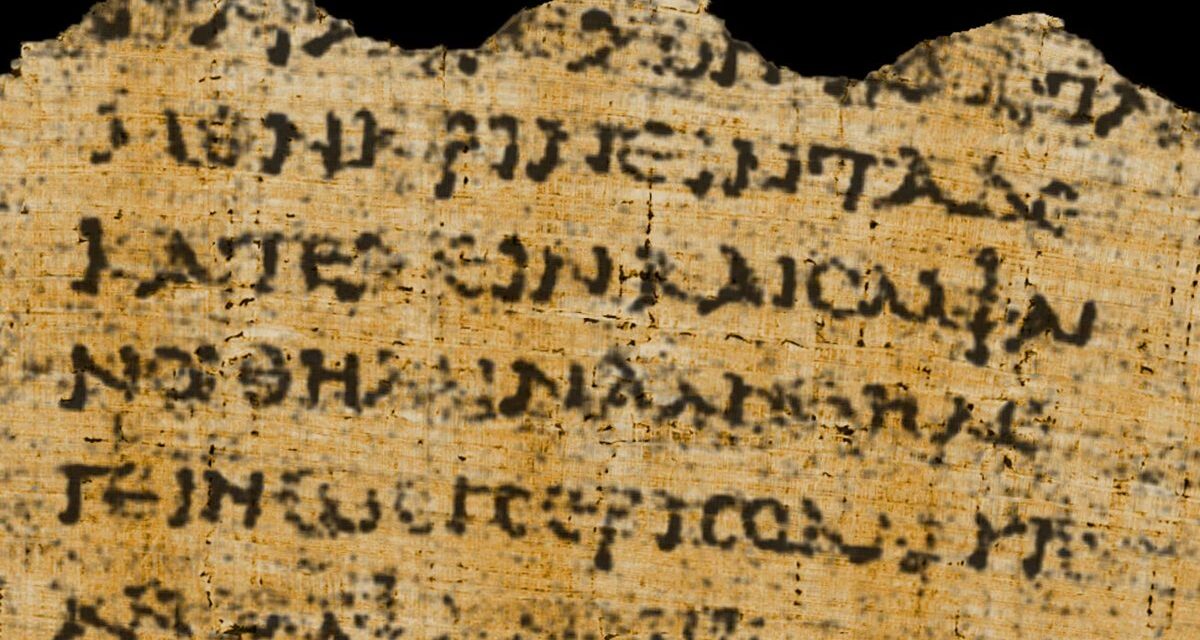 Yapay zeka 2000 yıllık yanmış papirüsü okumayı başardı