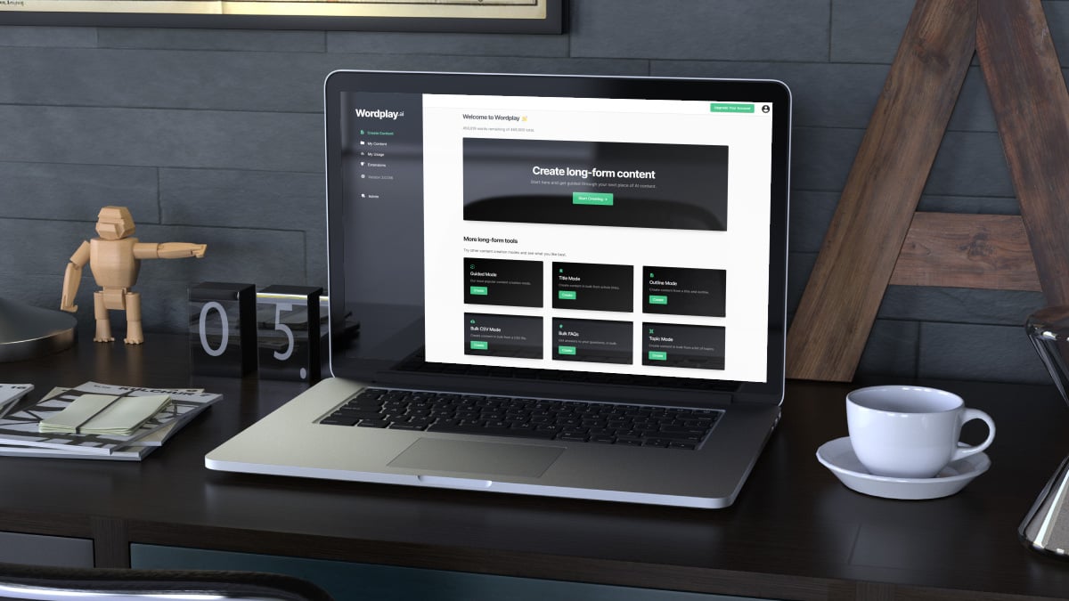 Write content with AI: Wordplay on sale for $89.97