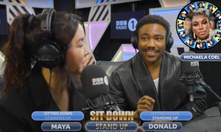 Donald Glover and Maya Erskine surprise call famous friends on radio