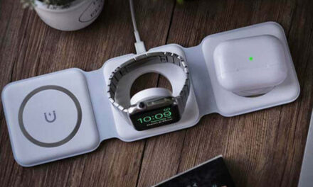 This $35 3-in-1 wireless charger folds into a phone stand