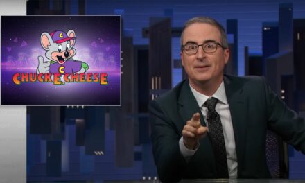 John Oliver take a hilarious deep dive into the dark, twisted history of Chuck E. Cheese