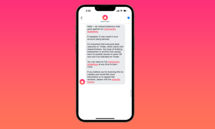 Tinder releases new warnings to stop inappropriate messages