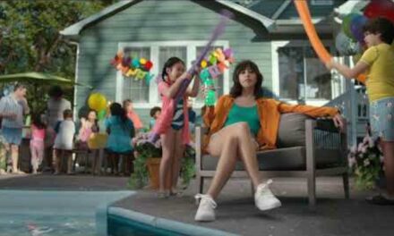 Aubrey Plaza and Nick Offerman ride dragons in Mountain Dew’s Super Bowl ad