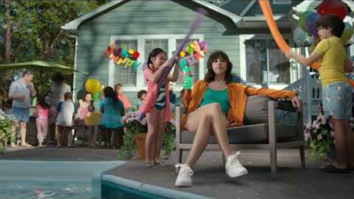Aubrey Plaza and Nick Offerman ride dragons in Mountain Dew’s Super Bowl ad