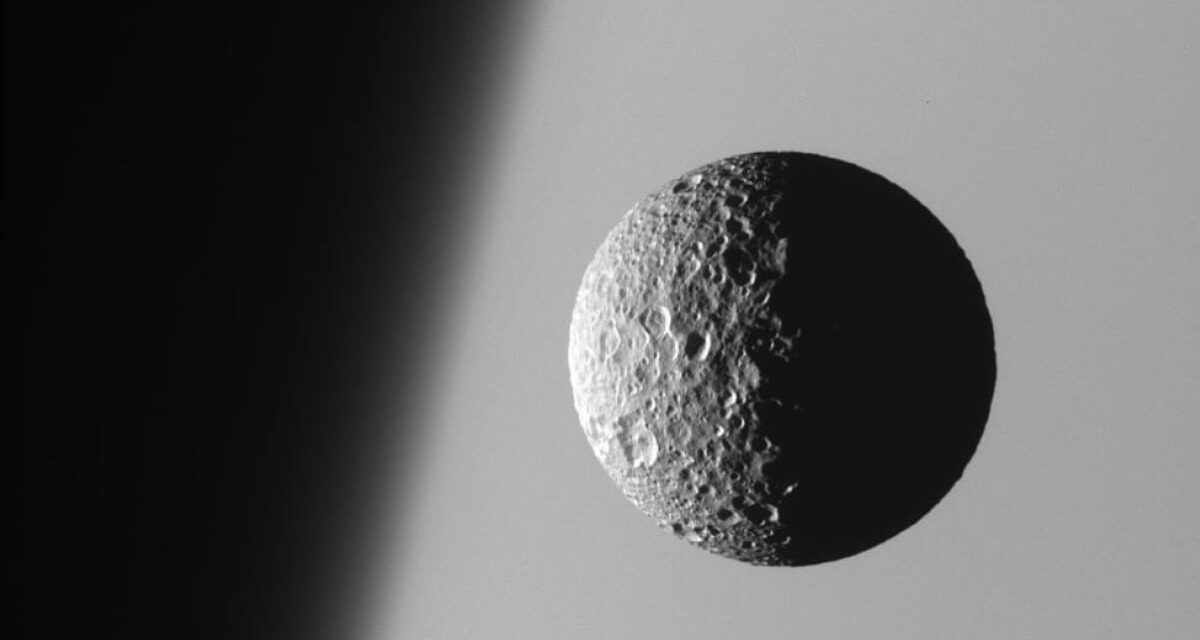 Saturn’s ‘Death Star’ moon has been keeping a big secret