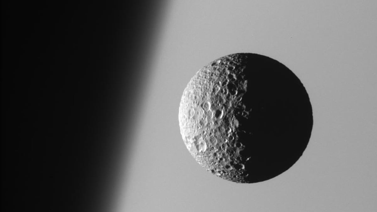 Saturn’s ‘Death Star’ moon has been keeping a big secret