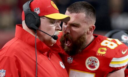 Travis Kelce caught yelling at his coach, instantly becomes a meme
