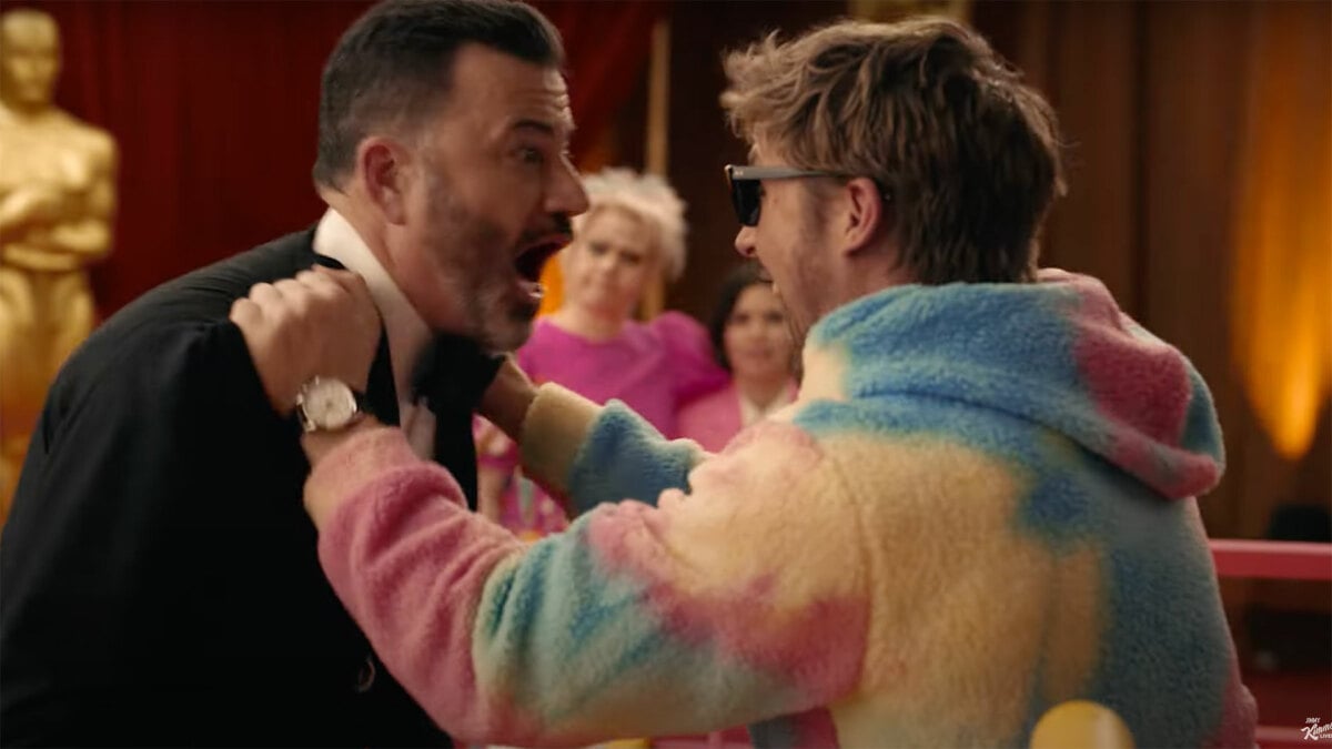 ‘Barbie’ cast helps Jimmy Kimmel get to the Oscars in silly skit
