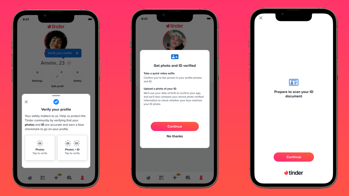 Tinder to require IDs for verification checkmark