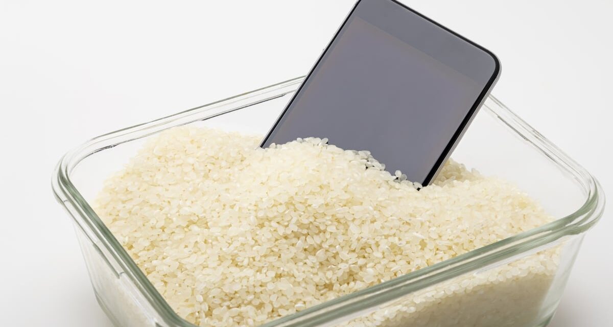 Stop putting wet phones in rice, Apple warns. Here’s why.