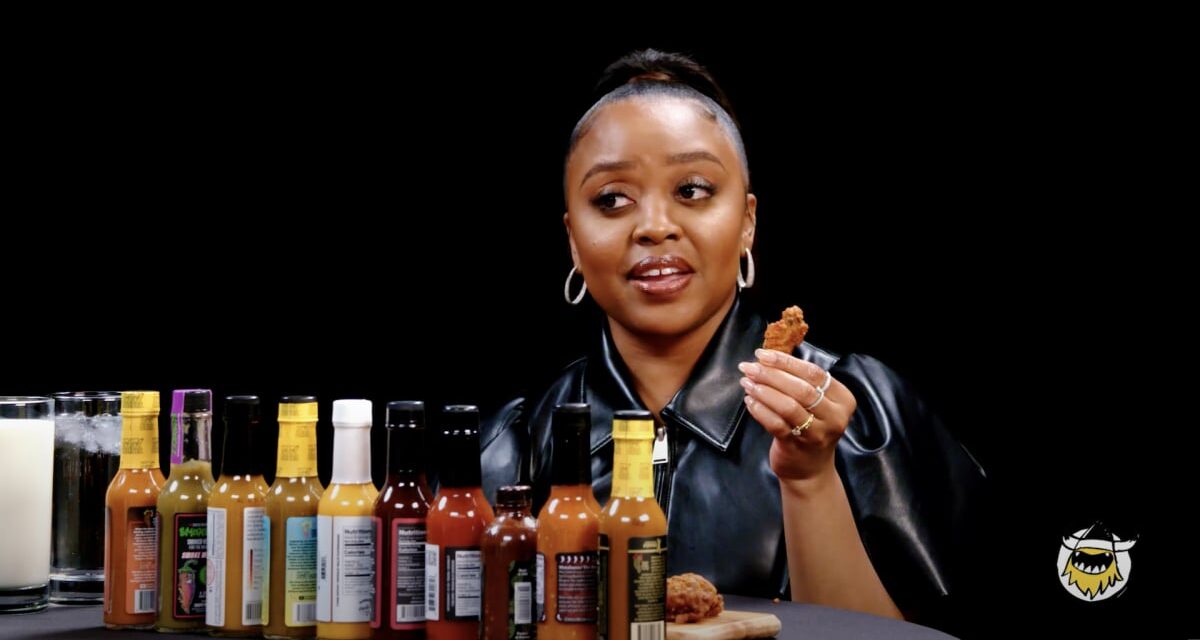 ‘Hot Ones’: Quinta Brunson rates comedy shows while devouring spicy wings