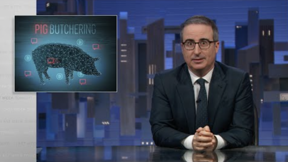 John Oliver takes a deep dive into online ‘pig butchering’ scams
