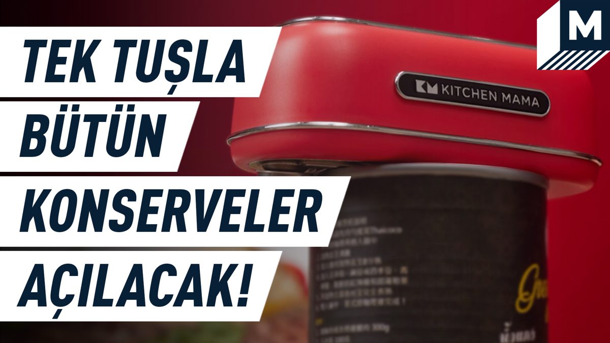 El değmeden konserve açmak mümkün!