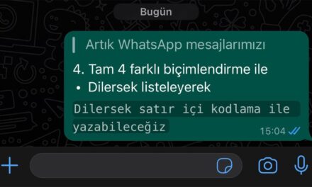 WhatsApp’a yeni metin seçenekleri geldi! Artık liste yapabilir, mesajlarınızı öne çıkarabilirsiniz