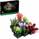 lego succulent set on a white background