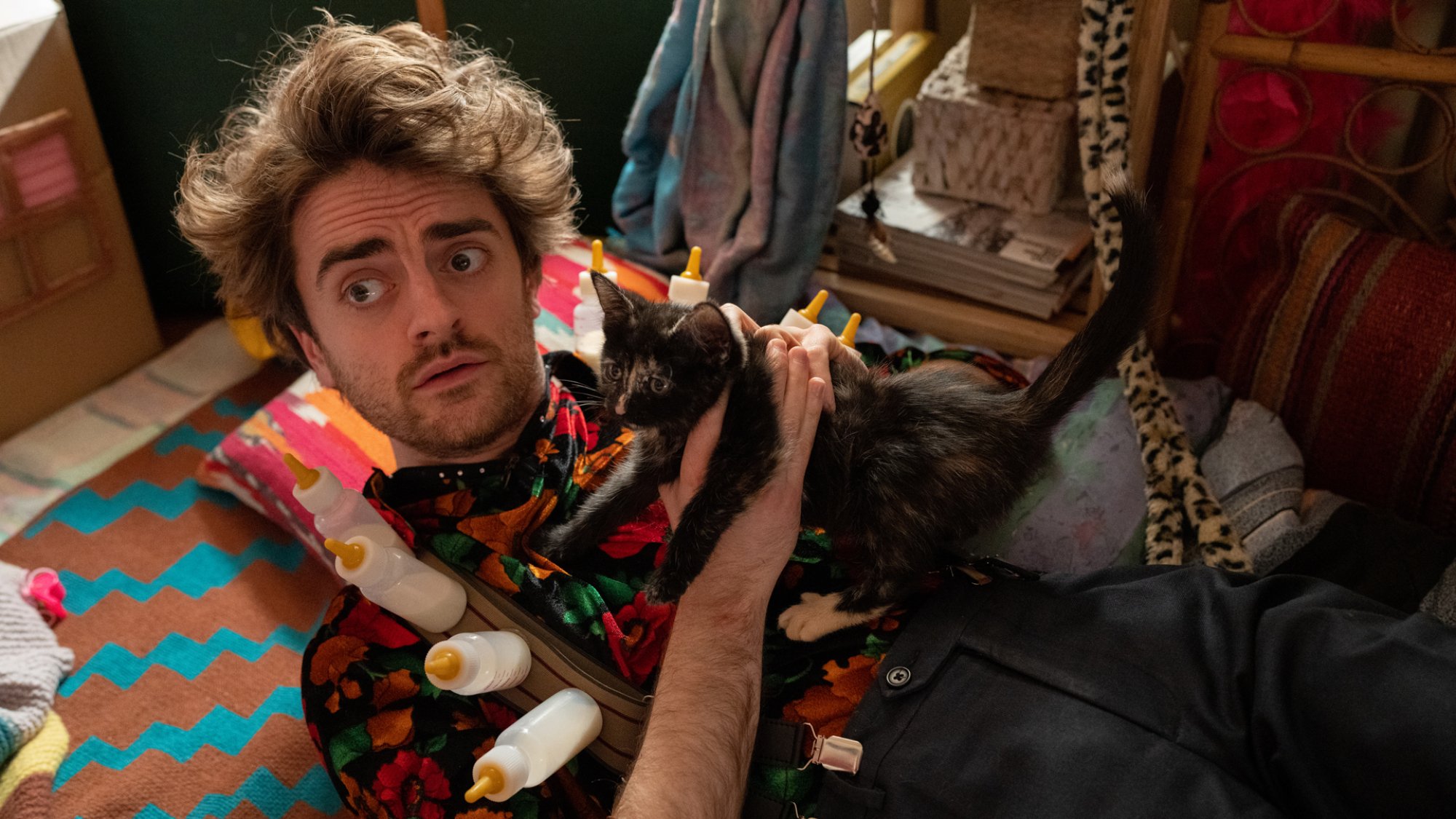 Jizzlord (Luke Rollason) in the TV series "Extraordinary"