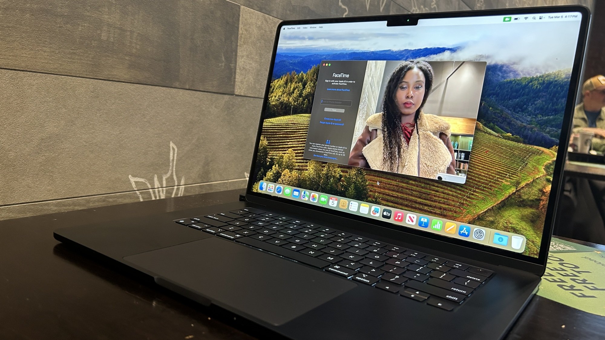 Facetime on the 15-inch M3 MacBook Air