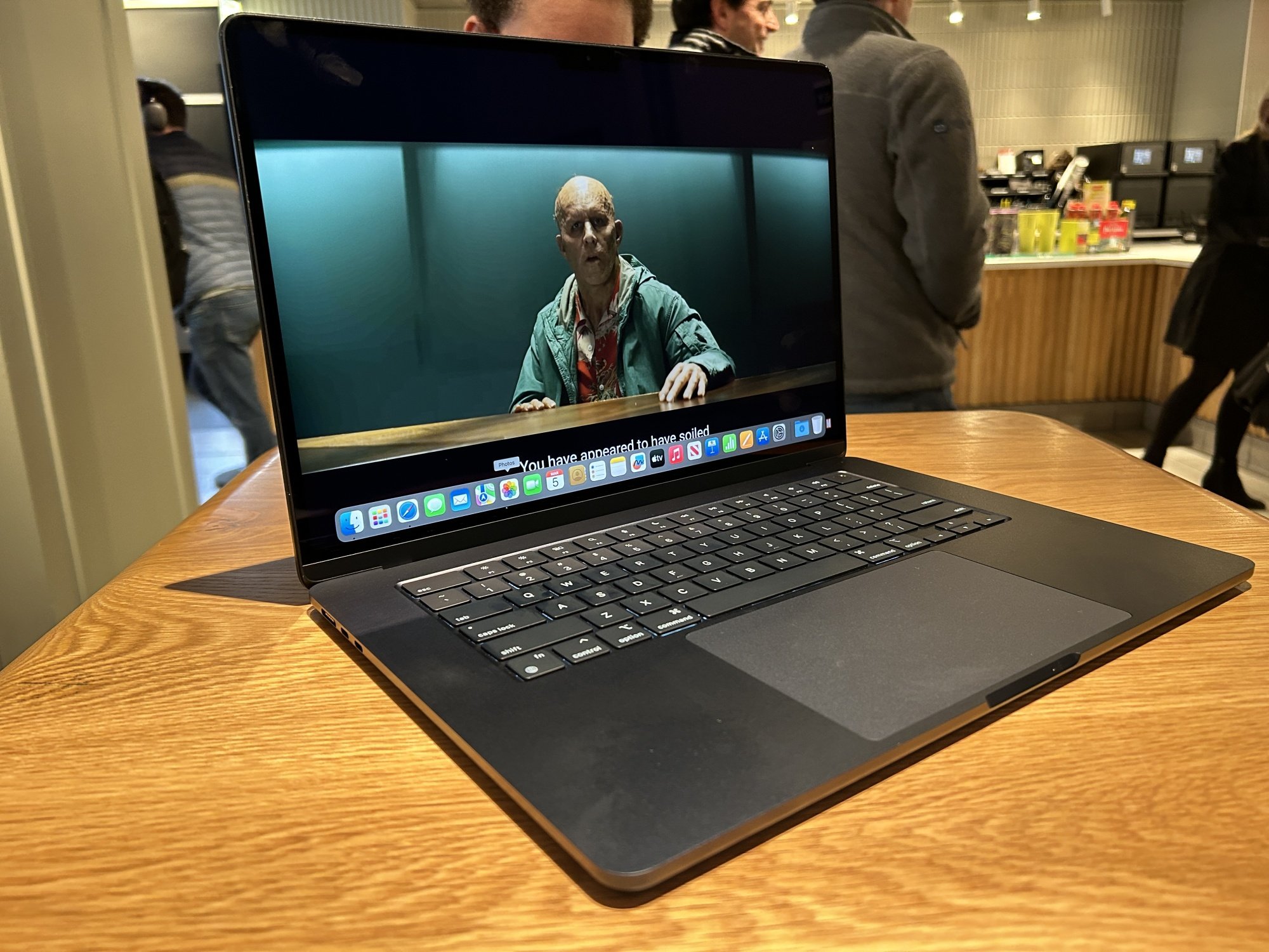 15-inch M3 MacBook Air on a table