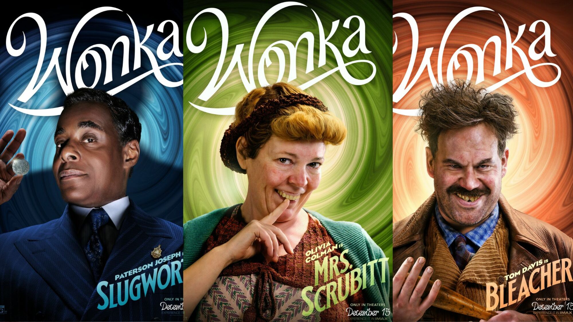 Promo poster for Wonka in collage