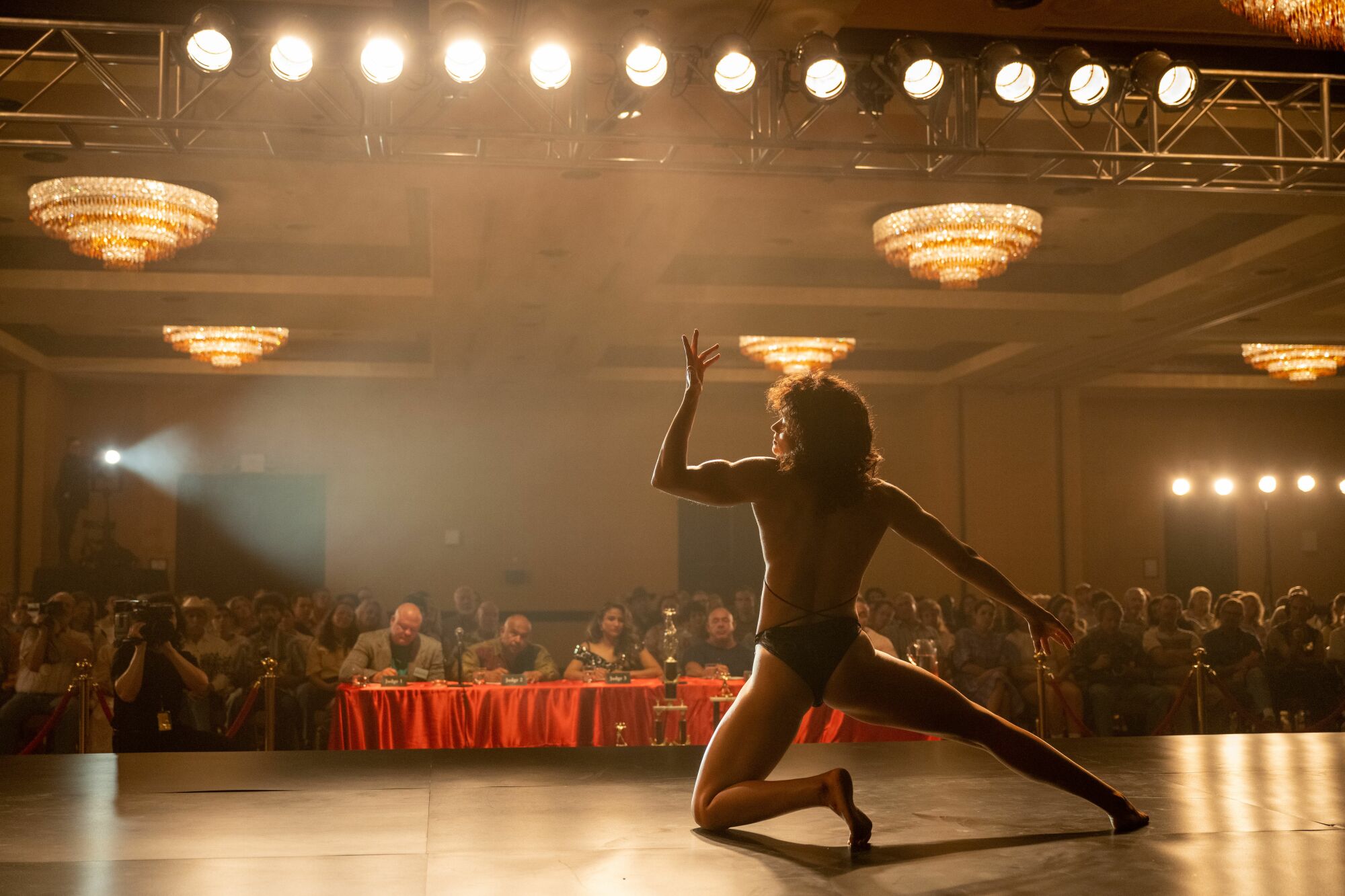Katy O’Brian in "Love Lies Bleeding."