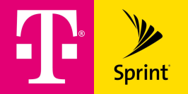 T-Mobile and Sprint logos side by side