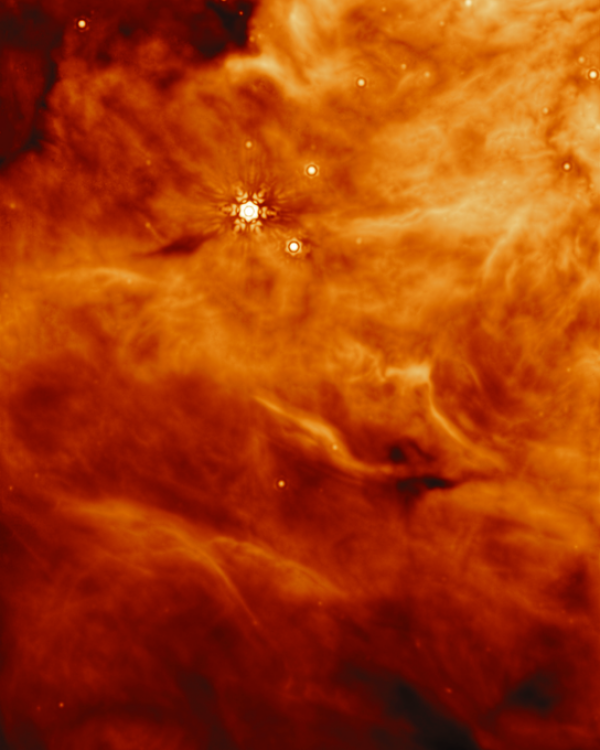 The chemical-rich region of space around the protostar IRAS 23385.