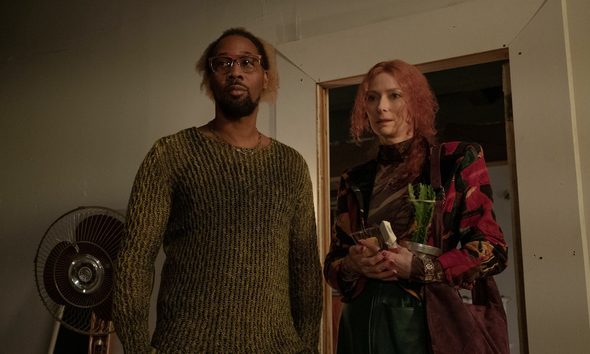Tilda Swinton and RZA play a married couple in "Problemista."
