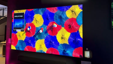 samsung neo qled 8k TV display on wall