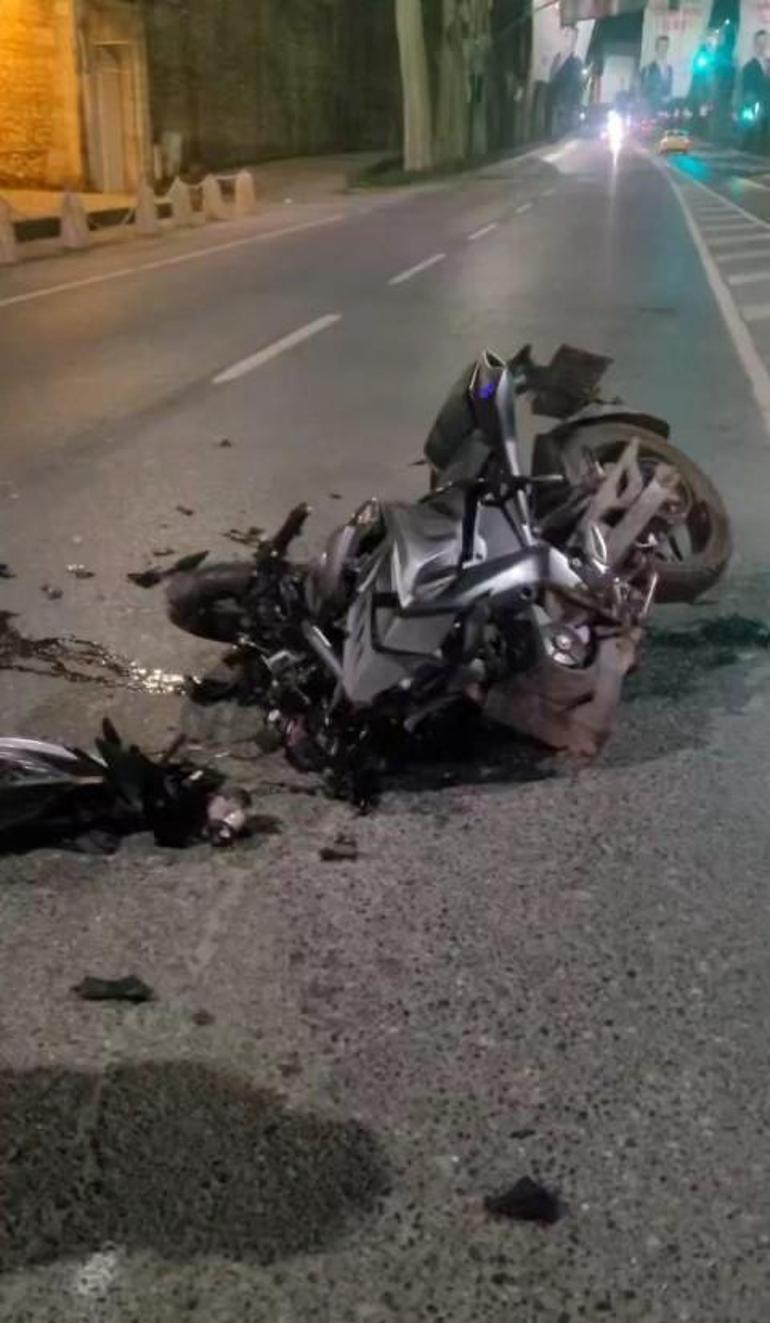 Beşiktaşta u dönüşü kazası: Motosikletli Semanur yaşam savaşı veriyor