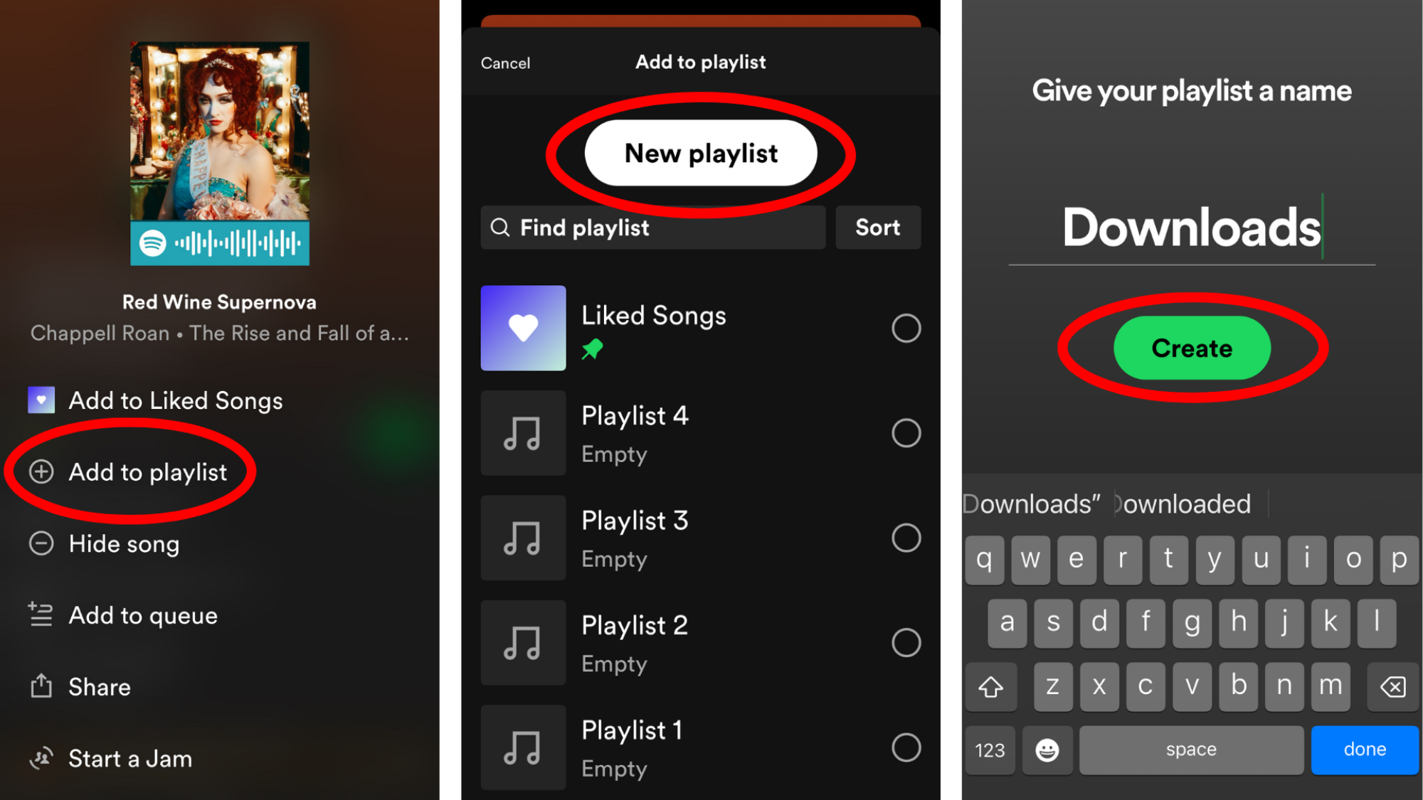 Screenshots of the download process.