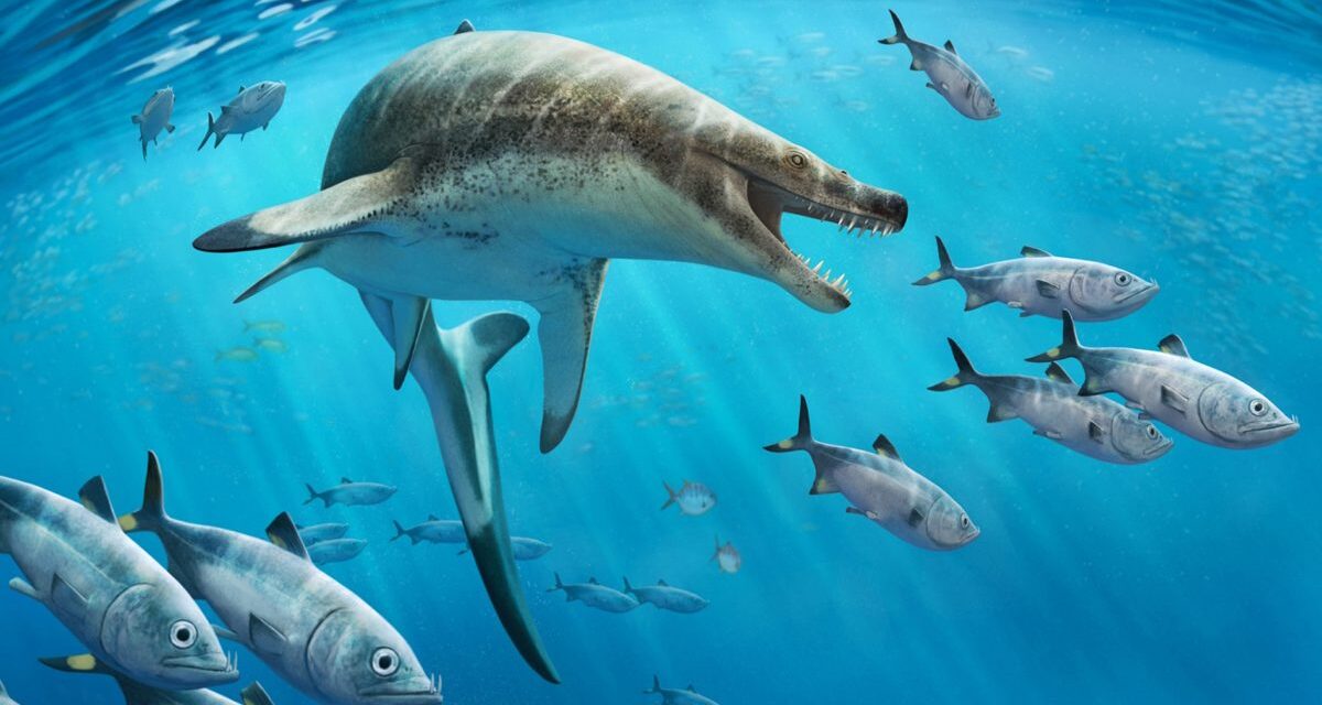 Dinozorlar döneminden ‘hançer dişli’ bir deniz canavarı! ‘Balık olmak için çok kötü bir çağ…’