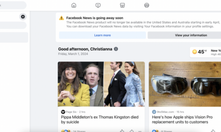 Facebook is getting rid of the News tab to focus on Reels