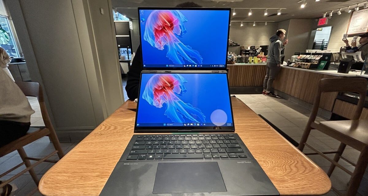 Asus Zenbook Duo review: What it’s like to use a dual-display laptop in Starbucks
