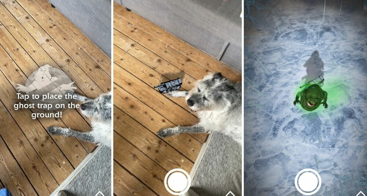 The ‘Ghostbusters: Frozen Empire’ AR experience lets you catch ghosts at home