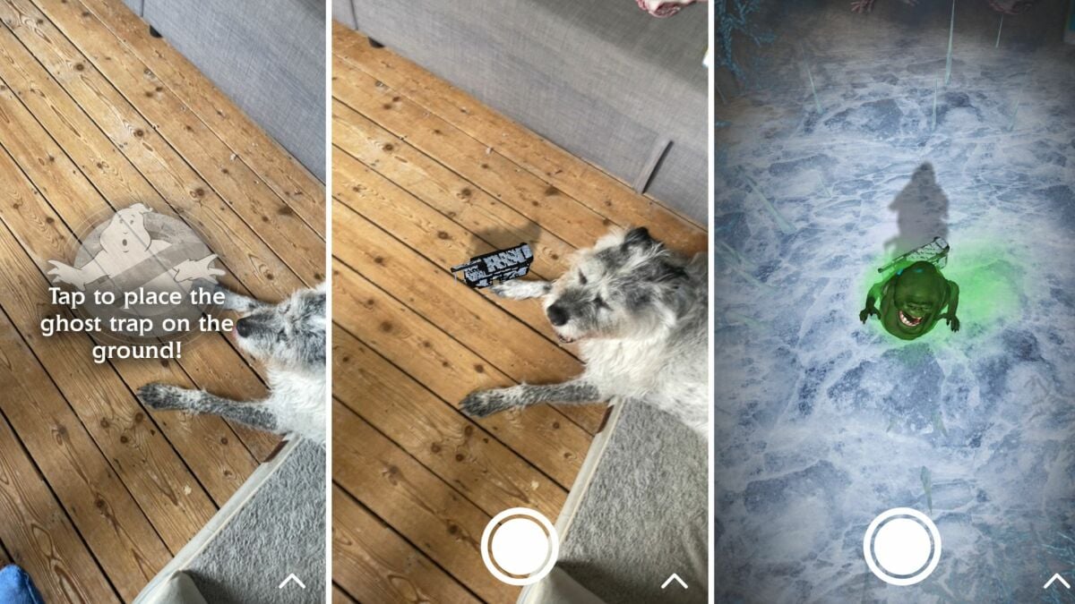 The ‘Ghostbusters: Frozen Empire’ AR experience lets you catch ghosts at home