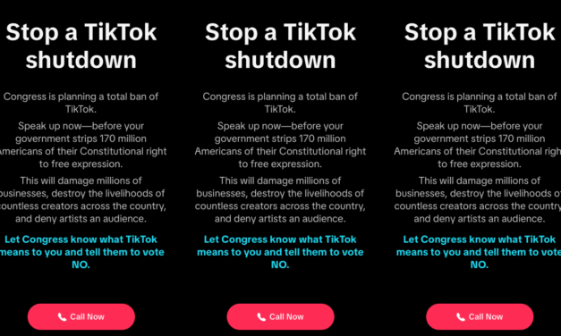 TikTok wants you to call your representatives to avoid a shutdown