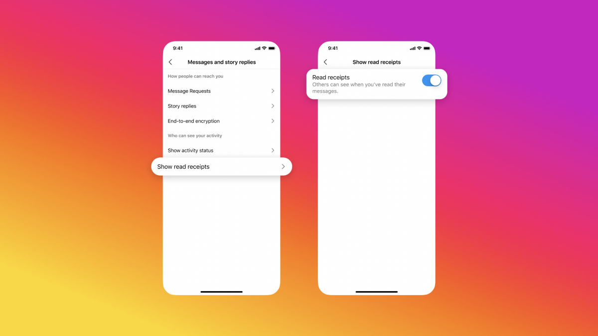 How to turn read receipts on or off on Instagram