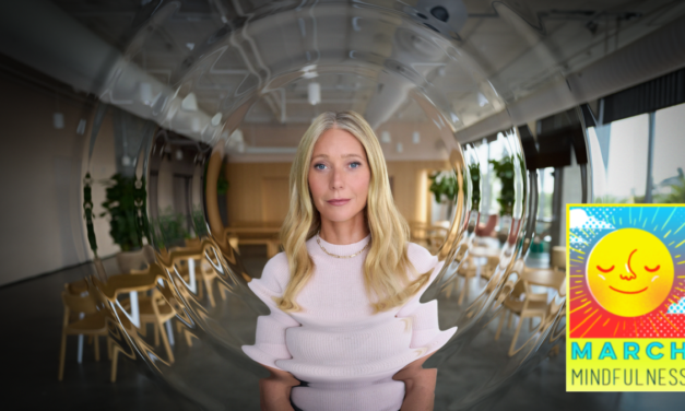 Gwyneth Paltrow’s new wellness routine is eyes-open meditation — with an app.