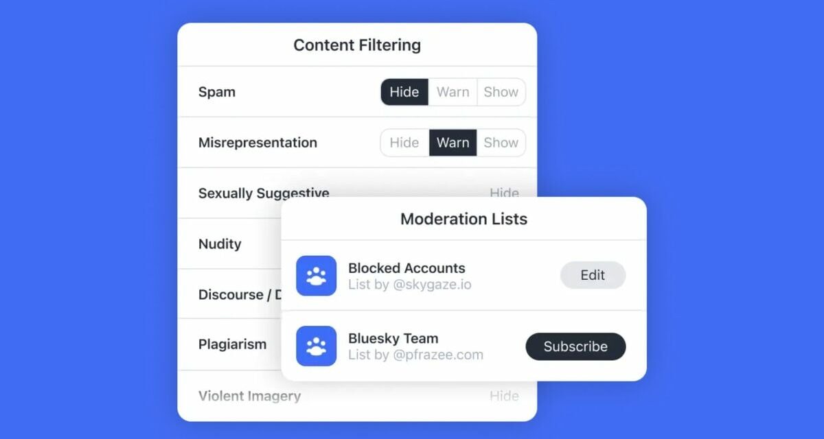 Bluesky is letting users customize how content is moderated