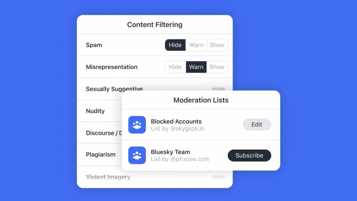 Bluesky is letting users customize how content is moderated