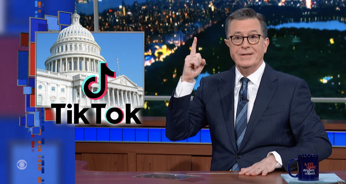 Stephen Colbert goes to town on Congress' proposed TikTok ban