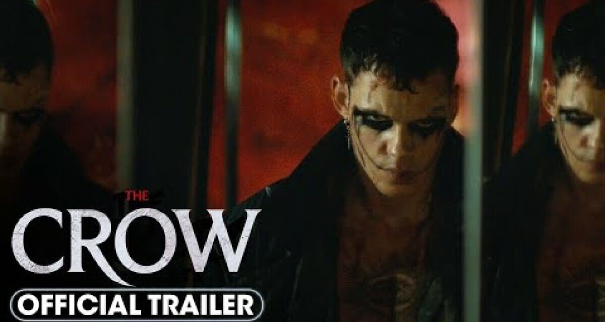 Watch Bill Skarsgård and FKA twigs get bloody in ‘The Crow’ trailer