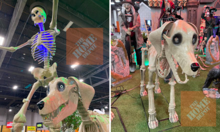 Home Depot Halloween 2024 to include upgraded 12-foot skeleton, new skeleton dog
