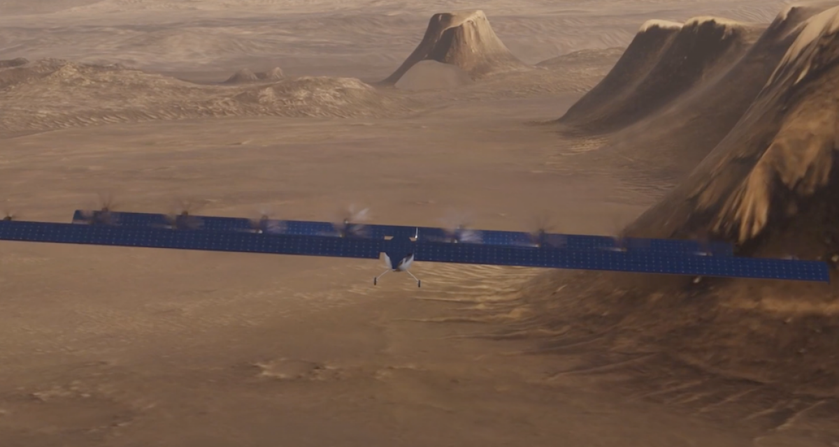 Sci-fi video shows how NASA might fly a plane — yes, a plane — on Mars