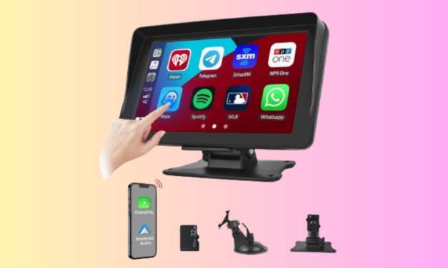 This Apple CarPlay and Android Auto-compatible touchscreen display is $79 with free shipping